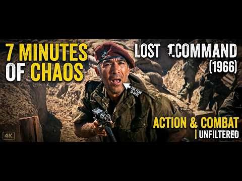 The Most Intense Combat Scenes from LOST COMMAND (1966) | 4K UHD