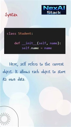 Python Lesson : Object Oriented Programming - Self Keyword