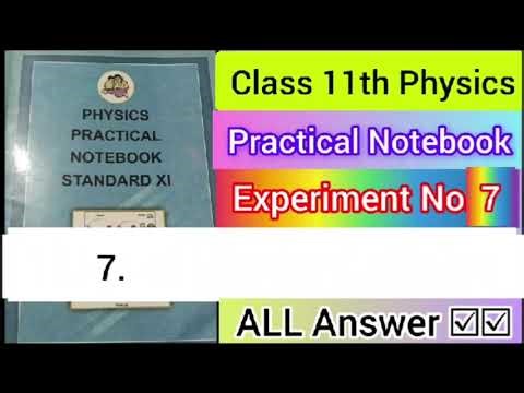 🔥 Experiment 7 Focal Length of Convex Lens | Displacement Method 🧪 Class 11 Practical 💯#fullsolution