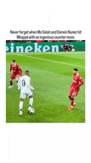 @sports_decodee_01 on Instagram: "This post from Liverpool fan account @Connor_LFC8 spotlights a 19-second clip from Liverpool's January 31, 2026, Champions League win over Real Madrid, capturing Alexis Mac Allister's tackle on Kylian Mbappé that sparks a rapid counter-attack. Mohamed Salah threads a precise pass to Darwin Núñez, who outpaces the defense for a composed finish, demonstrating Liverpool's lethal transition under Arne Slot and neutralizing Real Madrid's high line. Replies blend admi