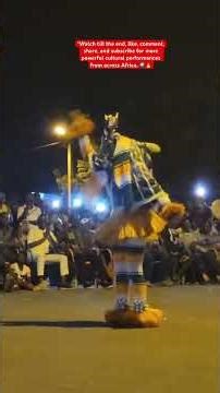 Why Zaouli Mask Dance Is the Greatest Mask Dance in the World | Original Night Performance🔥#africa