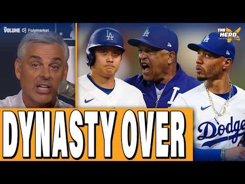 Dodgers-Brewers REACTION: Dodgers dynasty IS OVER | Colin Cowherd: HERD MLB