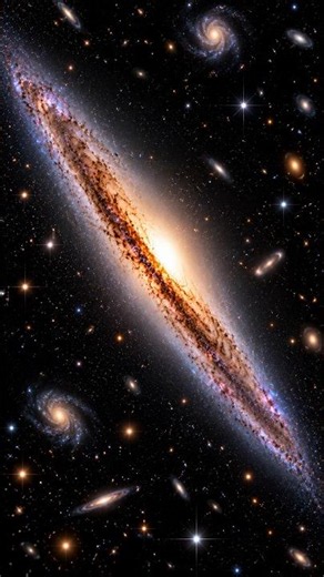 Hubble Captures a Galaxy From Its Edge! 🌌