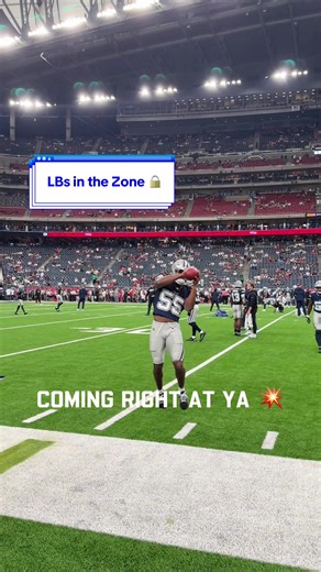 LBs in the zone 🔒 #DallasCowboys #nfl #nflgameday #warmups 📺: #DALvsHOU on FOX