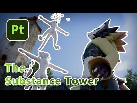 Tutorial on how to make a Substance Tower (VRChat)