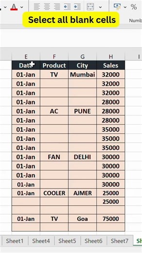 Why Do Excel Experts Never Fill Blanks Manually? 🤯