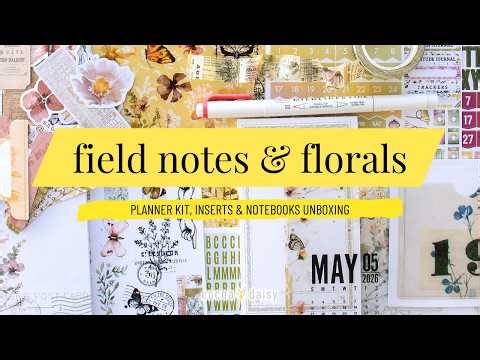 What's inside the May 2026 "Field Notes & Florals" Planner Kit?