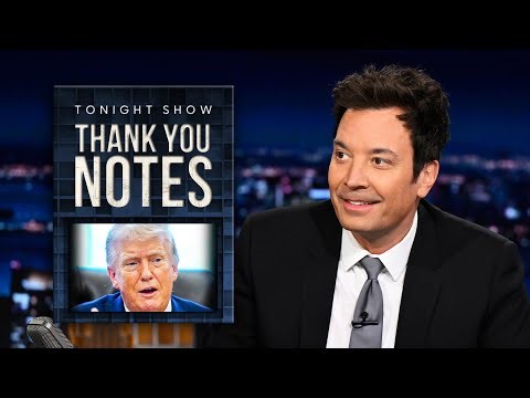 Thank You Notes: Trump's Strategy with Iran War, Weeds | The Tonight Show Starring Jimmy Fallon