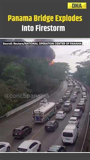 Breaking News: Panama Bridge Explosion 2026, Oil Tanker Fire, 4 Injured, 1 Dead | Latest News
