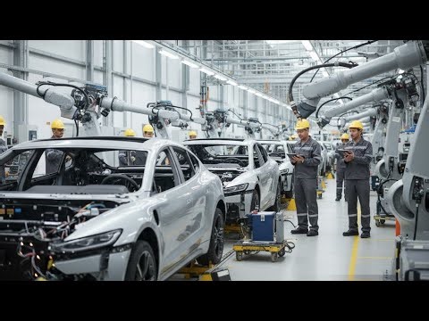 Inside a Modern Electric Car Factory | How EVs Are Made