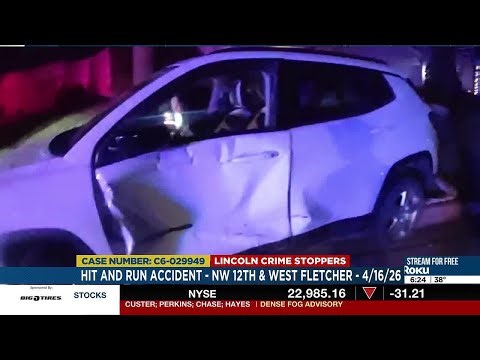 Lincoln police seek help identifying suspects in two hit-and-run crashes