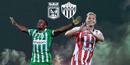 Fechas de ida y vuelta: Nacional y Junior se medirán en la final de Liga BetPlay