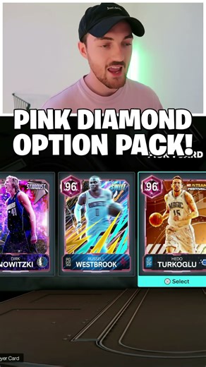 HUGE PULL from Pink Dimaond Option Pack! #nba2k26 #nba2k26myteam #packopening #nba