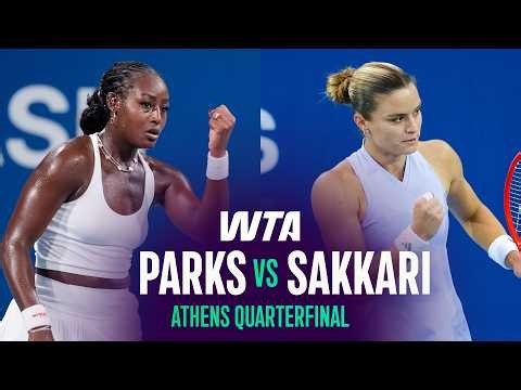Alycia Parks vs. Maria Sakkari | 2026 Athens Quarterfinal | WTA Match Highlights