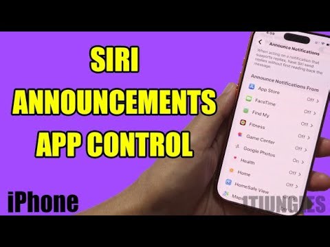 How to Set Apps that Can Use Siri Announce Notifications on iPhone