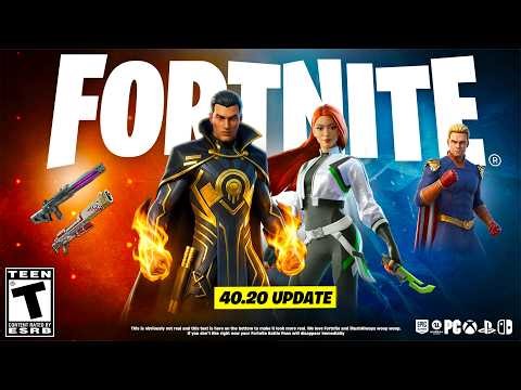 FORTNITE 40.20 UPDATE is NOW LIVE!