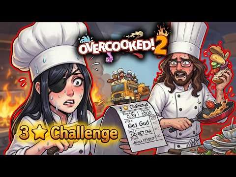 I AM SO STRESSED OUT: 100% Completion Overcooked 2 Gourmet Edition (3-Star 2026)