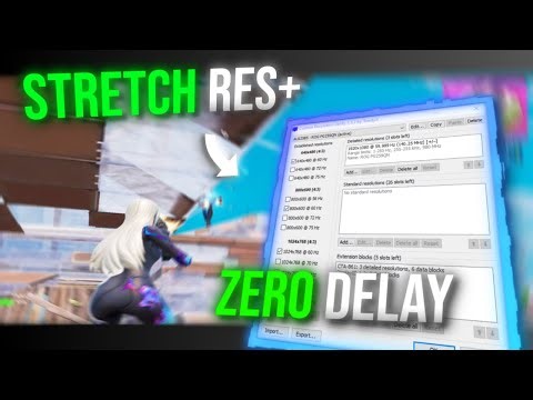 How To Get Stretched Resolution in Fortnite 🔧 (CRU + Display Scaling Guide)