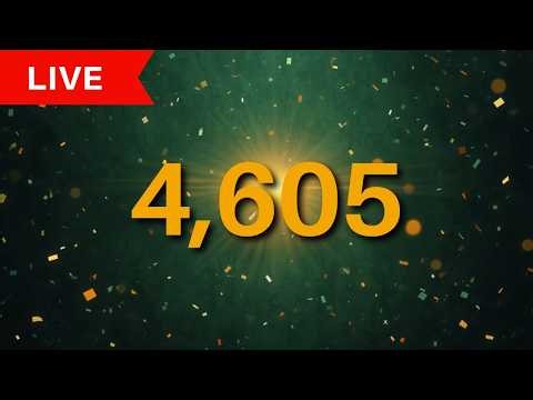 Road to 5,000 Subs 🚀 Live Count (4,605 → 5K!)