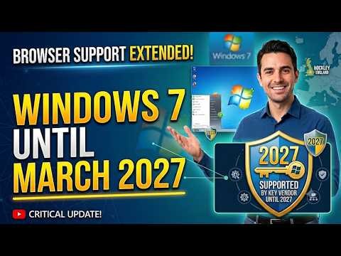 ✅ Browser Support For Win 7 Extended till 2027 ✅