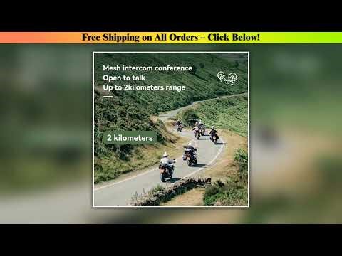 Lexin MeshCom MESH & Bluetooth Intercom For Motorcycle Helmet Headset,Mesh intercom up to 24