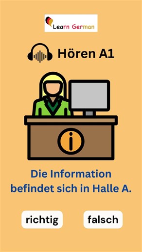 A1 Hören üben | Übung 17 | Daily German Listening Practice | Learn German A1