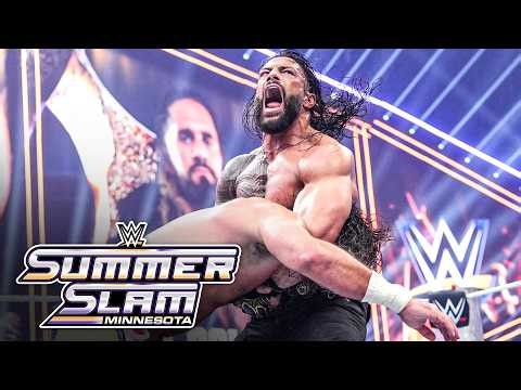 Roman Reigns vs. Seth Rollins | World Heavyweight Title Match: SummerSlam 2026 highlights
