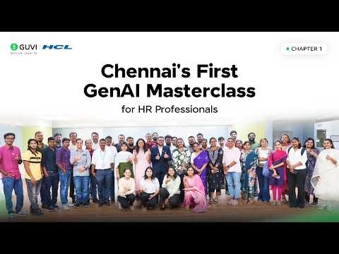 Chennai's first GenAI Masterclass 👨🏾‍💻☑️