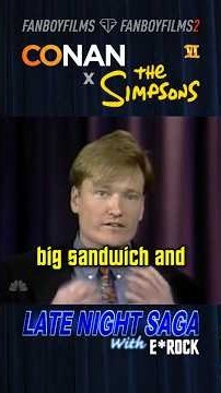 Conan x Simpsons: The Sandwich #conan #simpsons