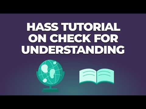 HASS Tutorial : How to Set Up a Check for Understanding Session in Nurture Signal