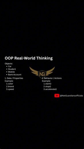 Python OOP Explained Simply 🐍 | Objects, Classes & Real-World Examples #shorts #pythonprogramming