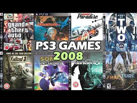 TOP 40 BEST PS3 GAMES RELEASED IN 2008