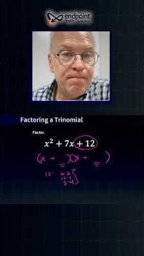 Factor a trinomial