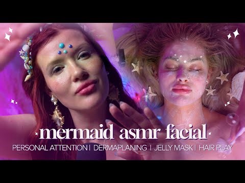 ASMR Skincare & Facial at Mermaid Spa 🧜‍♀️ (Layered Sounds, Pampering, Personal Spa Attention) #asmr