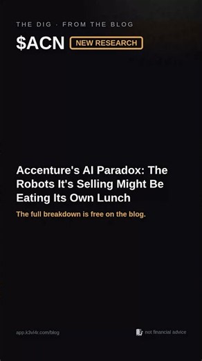 Accenture's AI Paradox: Is ACN Eating Its Own Lunch?