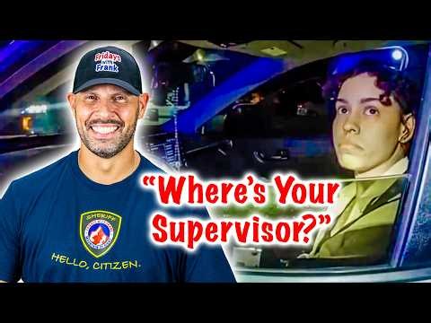 Disrespectful Teenager Caught Street Racing, Refuses to Provide ID