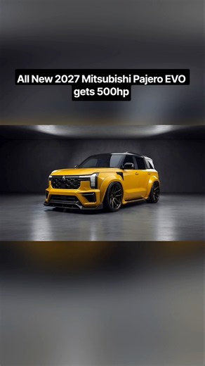 All New 2027 Mitsubishi Pajero EVO #shorts