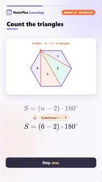 Polygon Angle Sums in 60 Seconds | Geometry