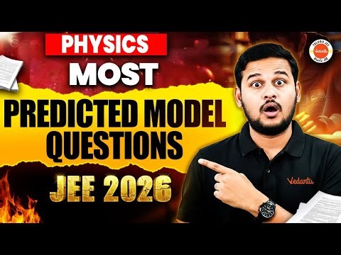 Most Predicted Model Questions | JEE Physics | JEE Mains 2026 | Krishna Sir