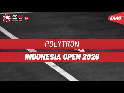 POLYTRON Indonesia Open 2026 | An Se Young (KOR) [1] vs Chen Yu Fei (CHN) [4] | SF