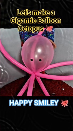 Gigantic balloon octopus