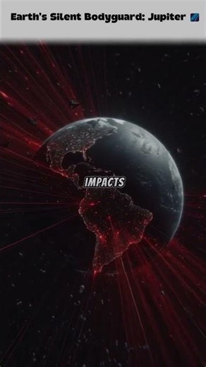 Earth’s Silent Bodyguard: Jupiter 🌌#AstroLedger #Jupiter #SpaceMysteries