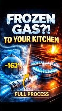 How LNG is Made? From Frozen Gas to Your Kitchen (full process)