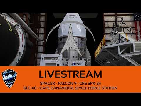 GO! - SpaceX - Falcon 9 - CRS SpX-34 - SLC-40 - Cape Canaveral SFS - Space Affairs Live
