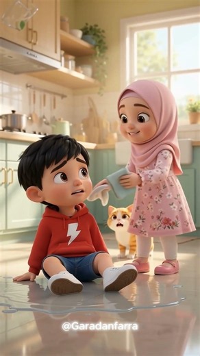 💦😱 Gara Tidak Langsung Membersihkan Tumpahan Air, Ini Akibatnya! #shorts