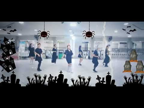 Halloween Hop Tonight Line Dance - Demo By D'Sisters & Friends LDG ‪@herutianlinedance1398‬