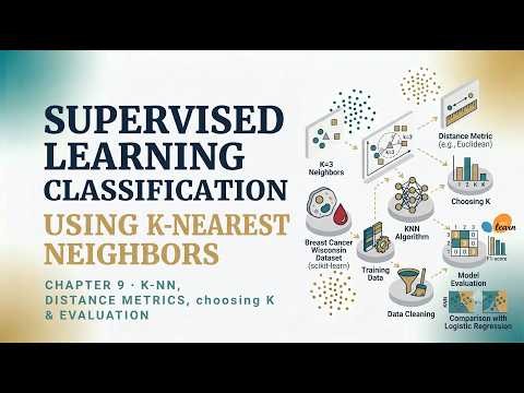 K-Nearest Neighbors (KNN) Classification | Distance, Choosing K & Cross-Validation | Week 8