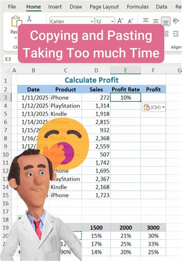 Use Vlookup with match function to extract values in two way #excel #exceltips #ExcelTutorial #LearnOnTikTok #dataanalytics