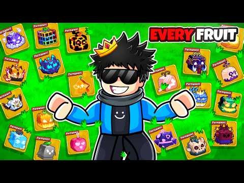 I Bought Every Permanent Fruit in Blox Fruits Roblox!