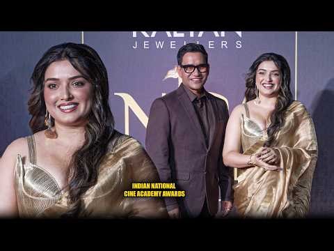 Dinesh Lal Yadav 🔥 Aamrapali Dubey at INCAA Awards ✨ Desi power on red carpet!